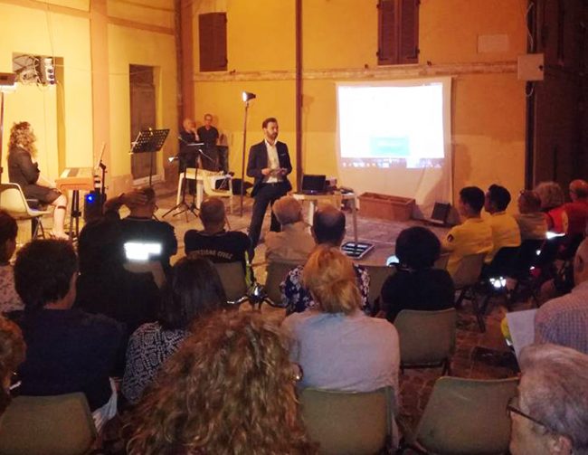 Il sindaco di Agugliano, all'evento per non dimenticare il terremoto di un anno fa