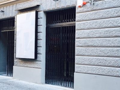 l'ingresso dell'ex cinema Giano