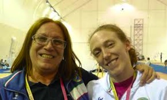 Kristina Ghiurova e Julieta Cantaluppi, allenatrici della Ginnastica Fabriano