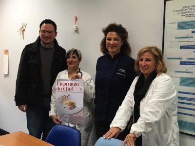 Mario D'Alesio, la dott. ssa Rita Silva, Serena D'Alesio, la dott.ssa Stefania Mancinelli