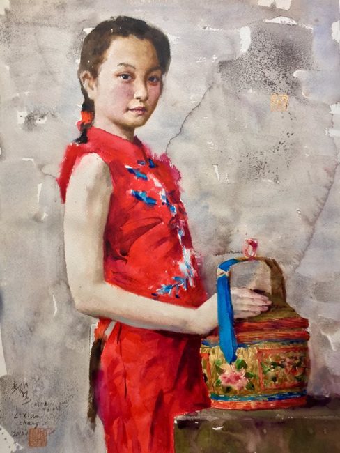 acquerello di Xiaocheng Li
