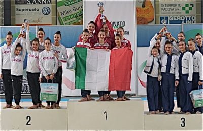 la Ginnastica Fabriano è campionessa d'Italia A1