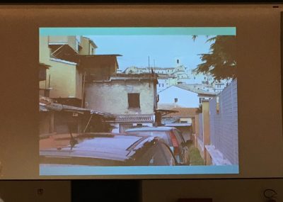 Una fotografia di una struttura nel fabrianese amianti