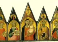 Allegretto Nuzi, Madonna con Bambino e santi, 1340 circa, Fabriano, Pinacoteca Civica