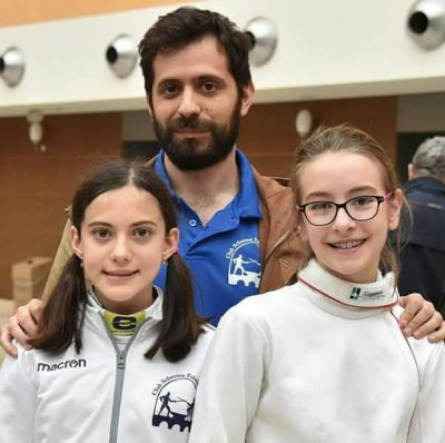 Alice Armezzani, Eleonora Gubinelli con il maestro Triccoli