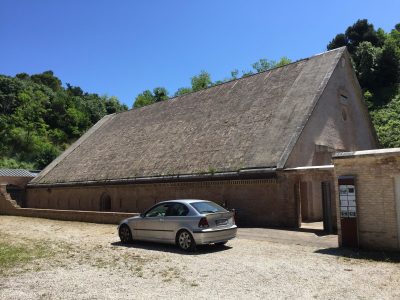 La Polveriera Castelfidardo del Parco del Cardeto deserta