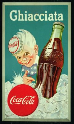 Una vecchia reclame della Coca-Cola