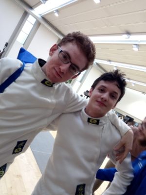 I cadetti Marco Diociaiuti e Francesco Verna.I cadetti Marco Diociaiuti e Francesco Verna.