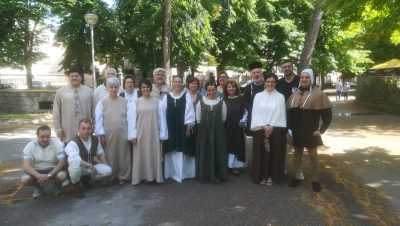 Il Gruppo delle guide de Lo Convivio Errante del Palio di San Giovanni Battista