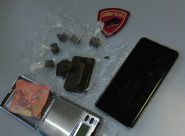 La droga sequestrata dalla polizia