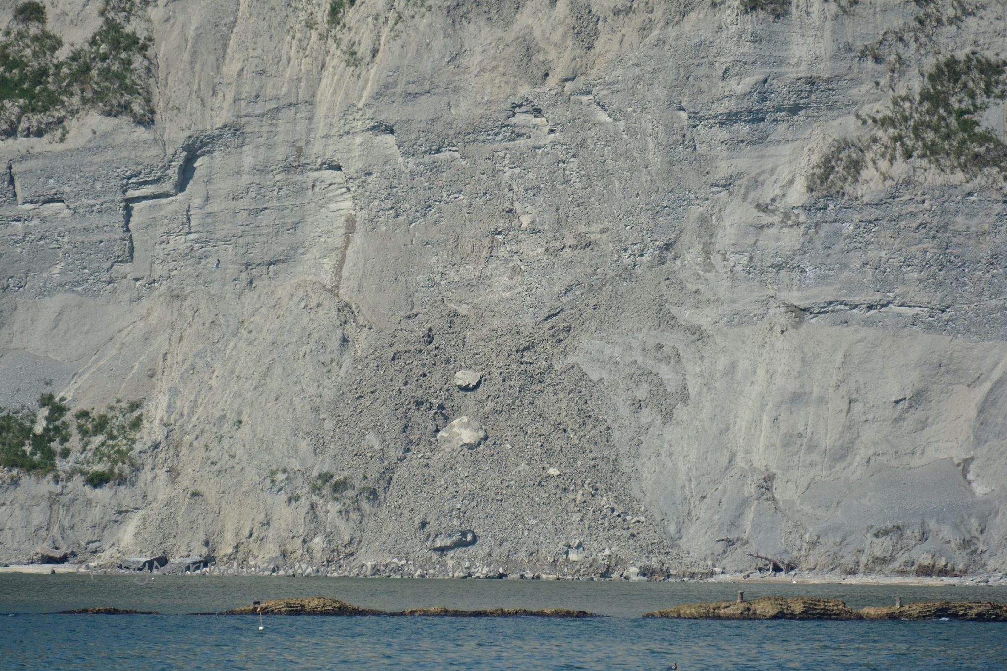 Paura A Portonovo Nuova Frana Sul Costone Del Trave