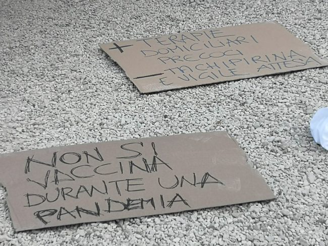 manifestazione no vax ancona