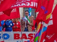lorenzo fiordelmondo corteo cgil uil