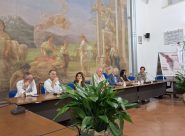 Un momento della conferenza stampa